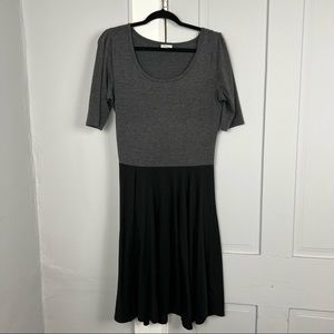 Grey & Black LuLaRoe Dress